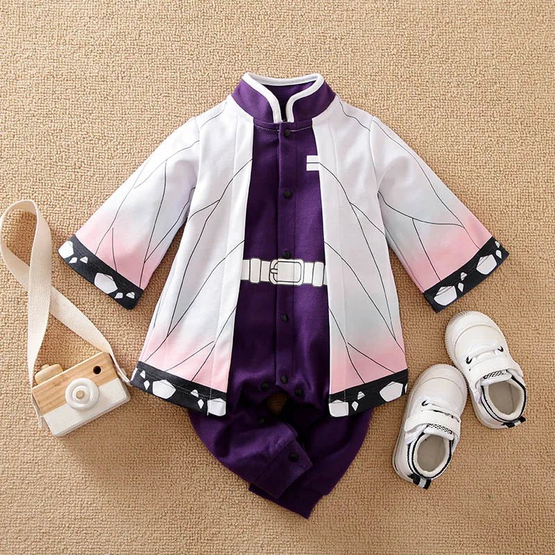 0-18m Newborn Clothing Anime Style Butterfly Role-Playing Spring And Autumn Boys And Girls Long Sleeved Baby Jumpsuit