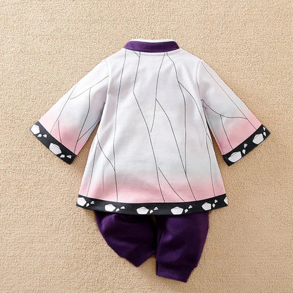 0-18m Newborn Clothing Anime Style Butterfly Role-Playing Spring And Autumn Boys And Girls Long Sleeved Baby Jumpsuit