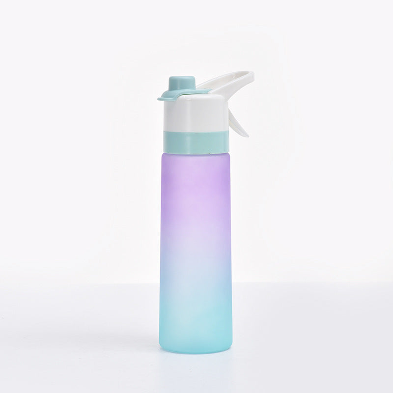 Spray Water Bottle For Girls Outdoor Sport Fitness Water Cup Large Capacity Spray Bottle Drinkware Travel Bottles Kitchen Gadgets PCPurple