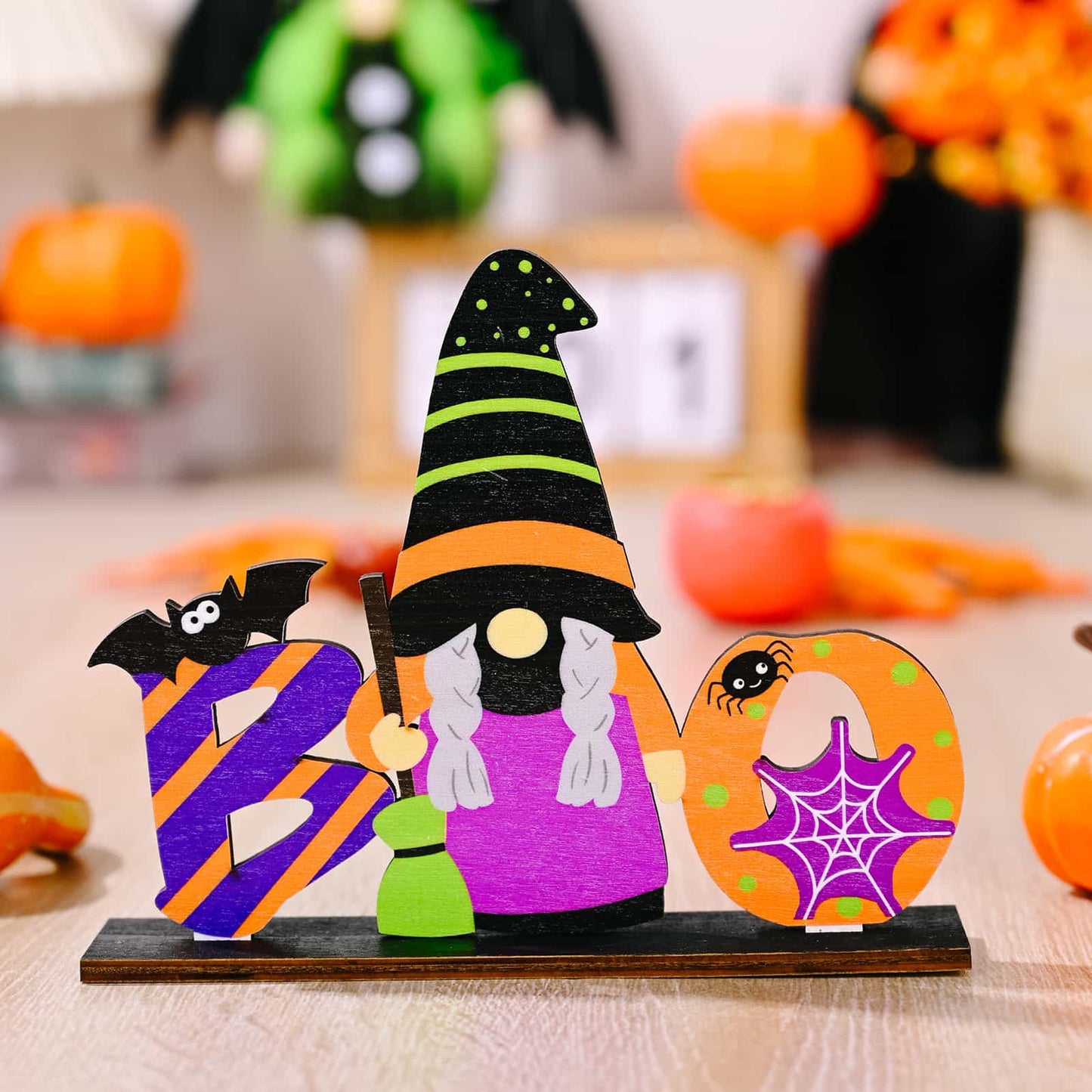 Assorted 2-Piece Halloween Element Ornaments Style F One Size