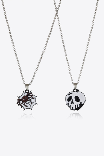 Two-Piece Halloween Theme Necklace Set Style B One Size