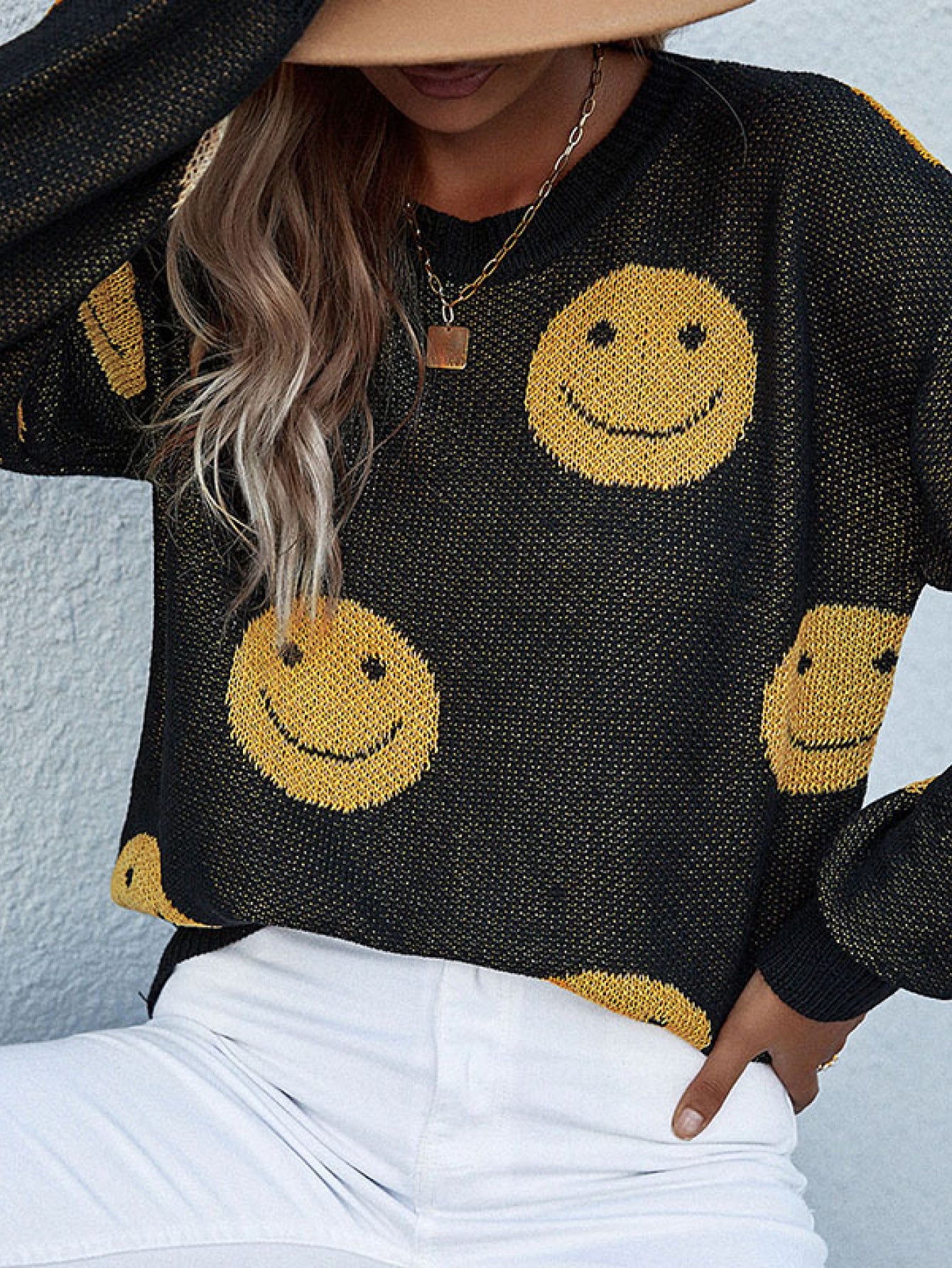 Smiley Face Sweater