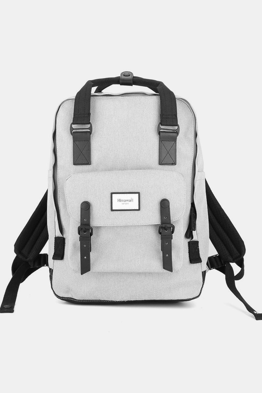 Himawari Waterproof Canvas Backpack Bag with Handles Grey One Size