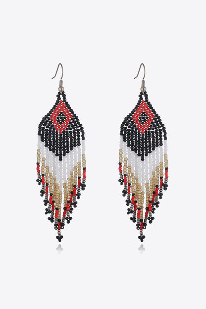 Beaded Dangle Earrings Style A One Size