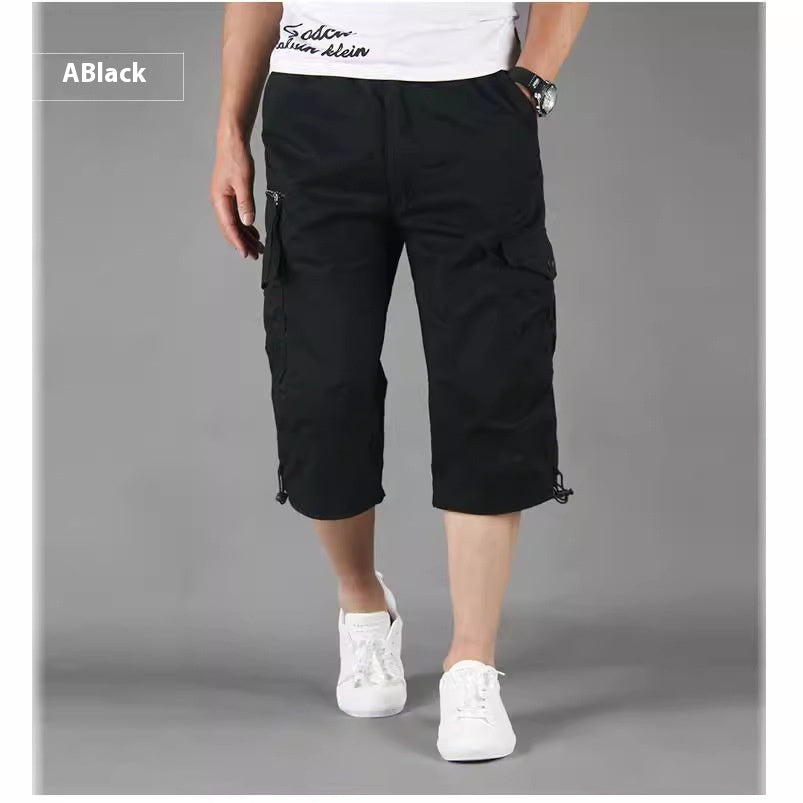 Men's Loose Thin Multi-pocket Outdoor Sports And Casual Shorts