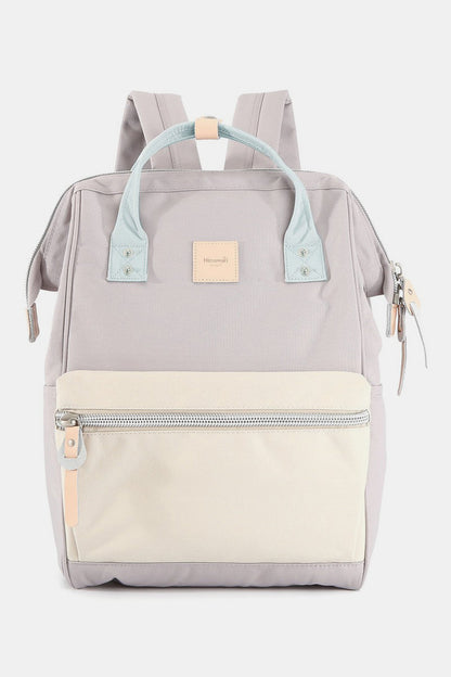 Himawari Water Resistant Canvas Backpack Bag with Side Pockets Lavender Cr One Size