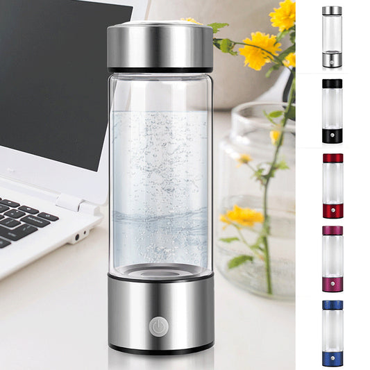 Portable Hydrogen Water Bottle | Electric Hydrogen-Rich Water Generator | Rechargeable Antioxidant Technology