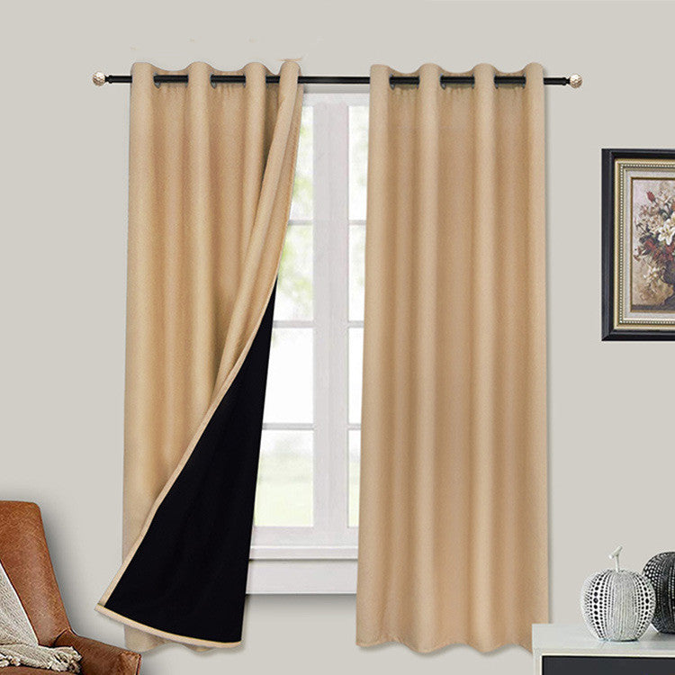 Full Blackout Curtain with Black Lining – Hot Sale Modern Shading Curtain