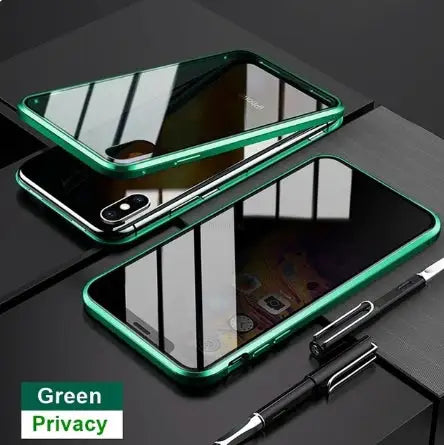 Privacy Phone Case Green iPhone 14 Plus