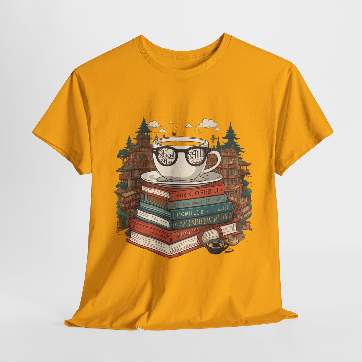 Bibliophile's Bliss Unisex Cotton Tee – Perfect for Book Lovers, Soft and Durable