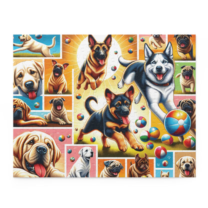 Puppy Puzzle (120, 252, 500-Piece) 14" × 11" (252 pcs)