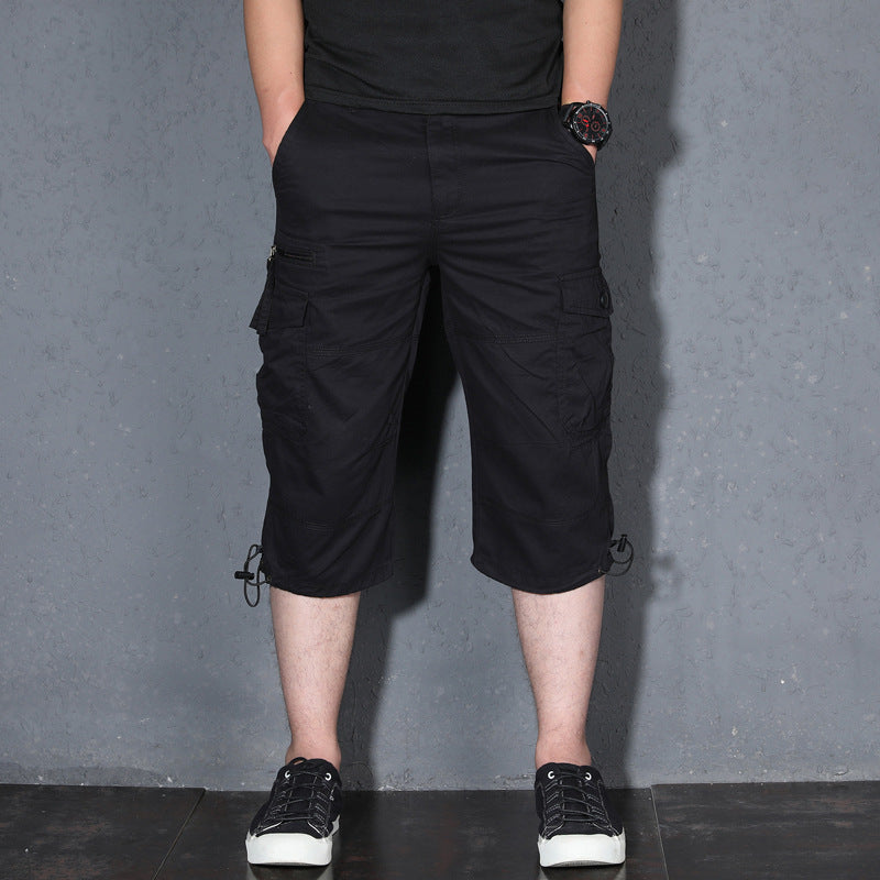 Thin Loose Shorts Cropped Trousers For Men Casual Pants