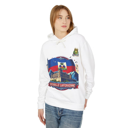 Citadelle Laferrière Haitian Pride Hoodie – Custom Hooded Sweatshirt with Flag Illustration