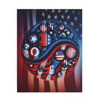 Patriotic Pride Jigsaw Puzzle (120, 252, 500-Piece)