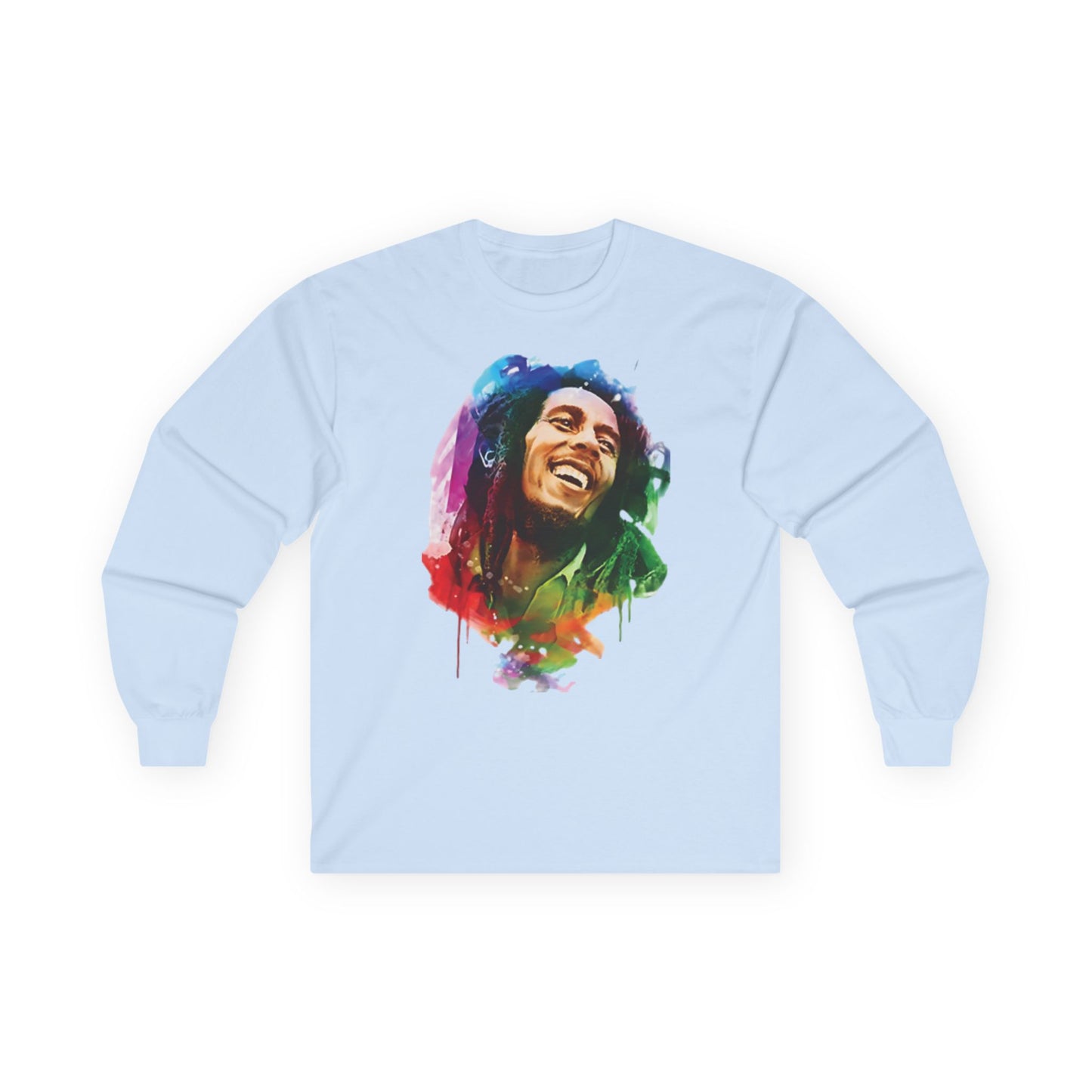 T-Shirt - Rasta Lovers Unisex Long Sleeve Tee Light Blue