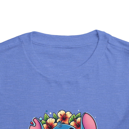 Toddler Tee, Lilo & Stitch Design, Stitch Lei Heart, Kids Shirt, Baby Tshirt, Children Clothing, Disney Gift, Ohana Love, Family Outfit