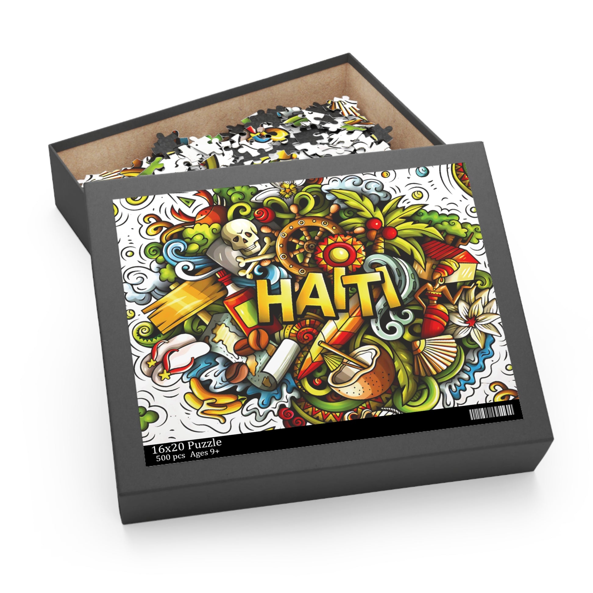 HAITI Puzzle – Custom 120, 252, 500-Piece Puzzles with Gift-Ready Box, Perfect for All Ages