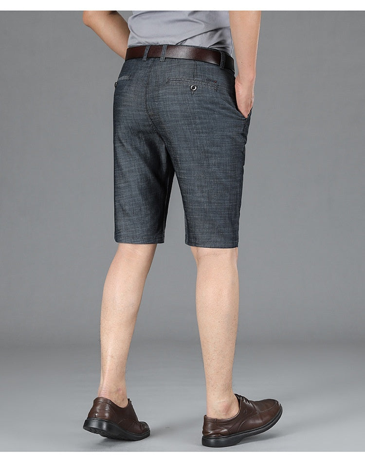 Summer Men's Loose Thin Denim Shorts