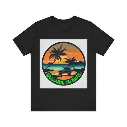 Welcome to Haiti - Unisex Jersey Short Sleeve Tee Black