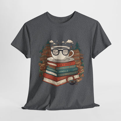 Bibliophile's Bliss Unisex Cotton Tee – Perfect for Book Lovers, Soft and Durable