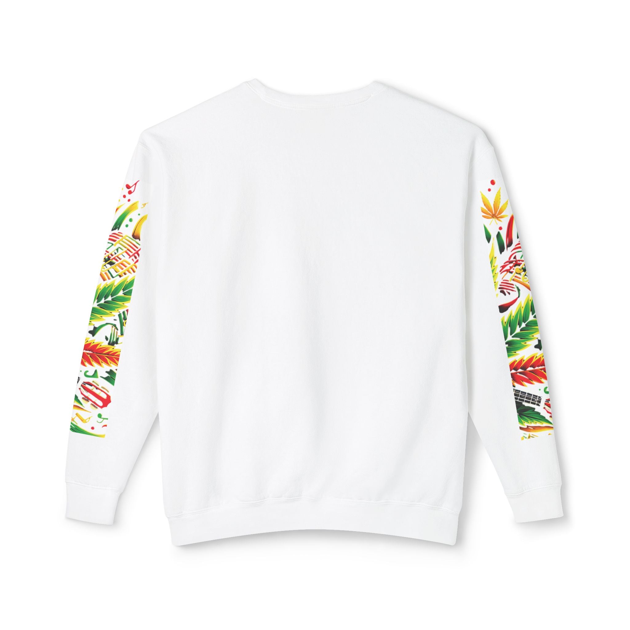 Music and Weed Vibes - Unisex Lightweight Crewneck Sweatshirt