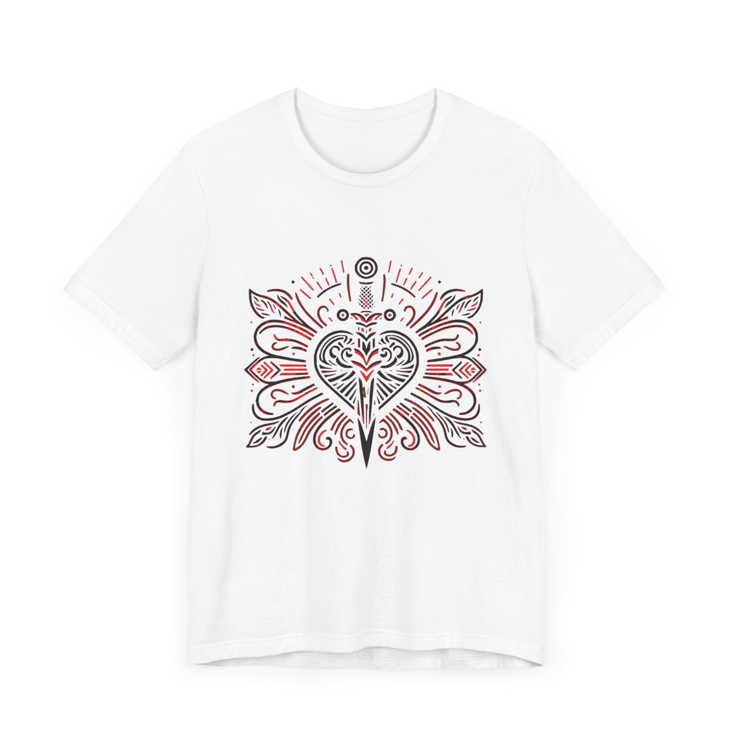 Erzulie Dantor Symbol T-Shirt, Loa Voodoo Tee, Haitian Vodou Shirt, African Religion Top, Ethical Fashion, Durable Clothing