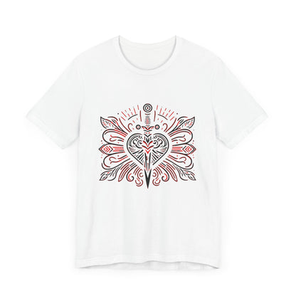 Erzulie Dantor Symbol T-Shirt, Loa Voodoo Tee, Haitian Vodou Shirt, African Religion Top, Ethical Fashion, Durable Clothing