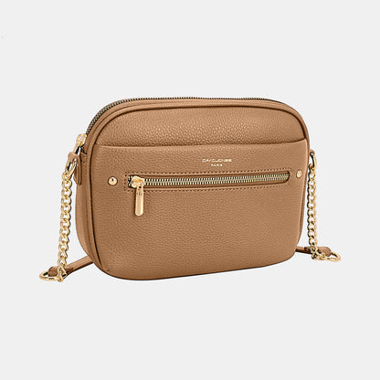 David Jones Chain Detail Small Crossbody Bag D.Camel One Size