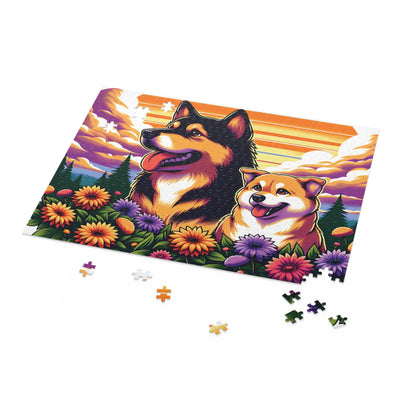 Furry Friends Art Puzzle – High-Quality Custom Puzzles in 120, 252, 500 Pieces with Gift-Ready Box