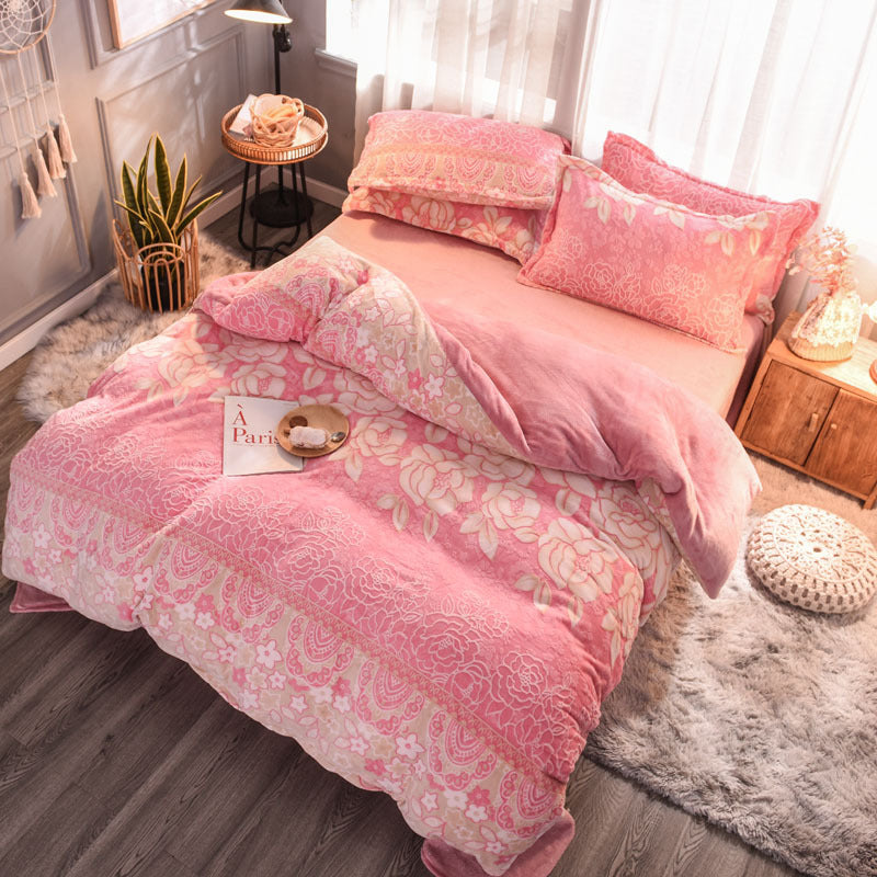 Printed bedding 4 Style Bed sheet