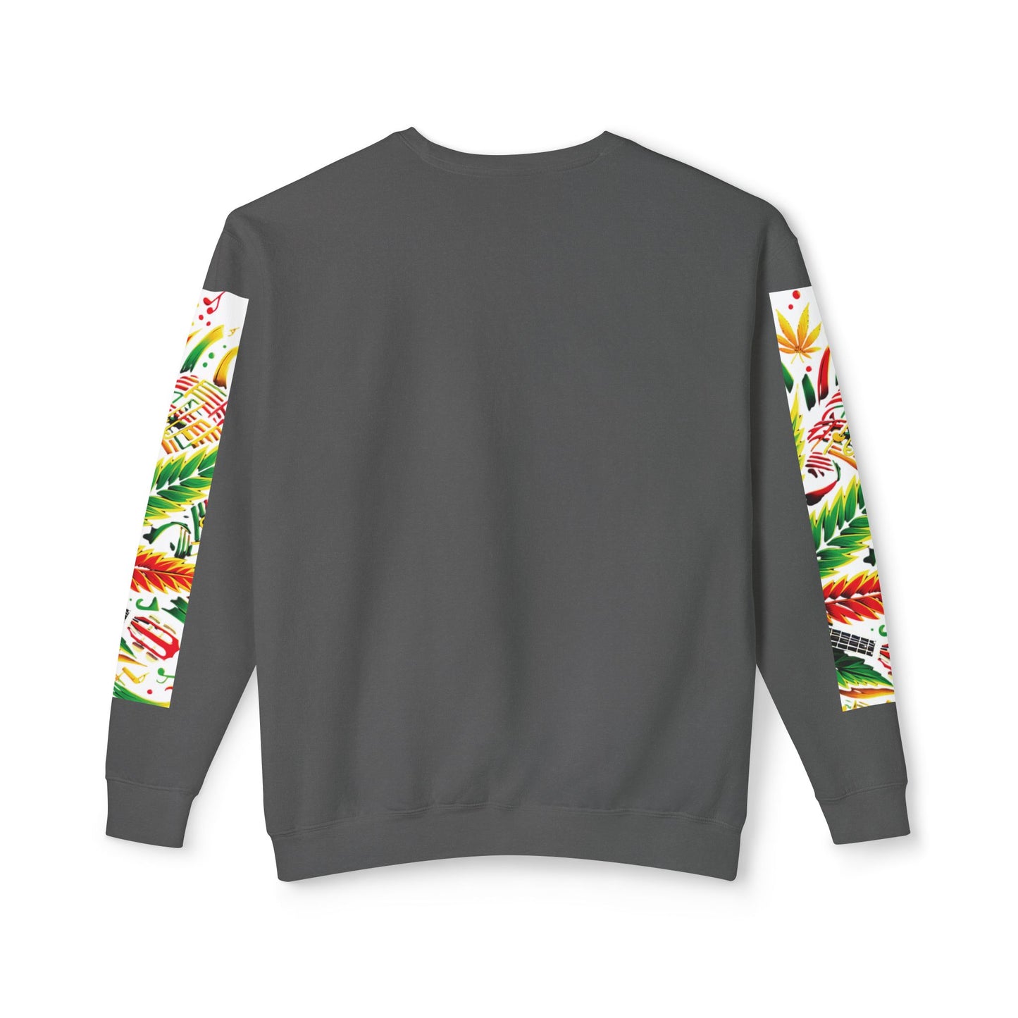 Music and Weed Vibes - Unisex Lightweight Crewneck Sweatshirt