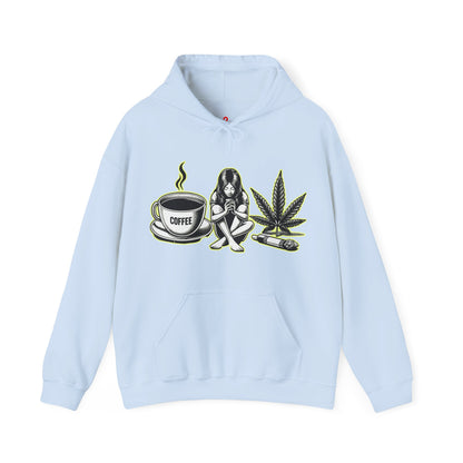 Cool Vibes - Unisex Heavy Blend™ Hooded Sweatshirt Light Blue