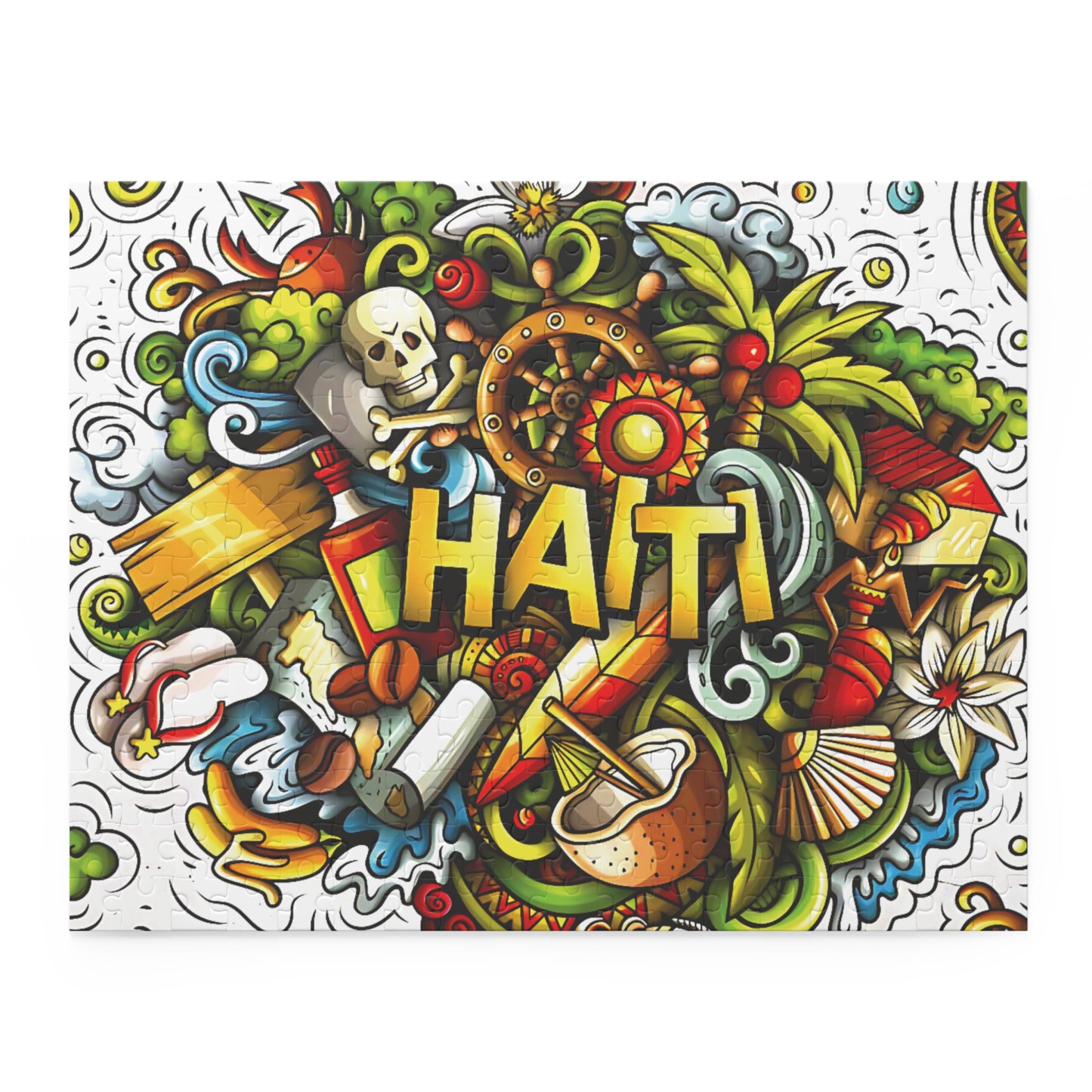 HAITI Puzzle – Custom 120, 252, 500-Piece Puzzles with Gift-Ready Box, Perfect for All Ages 14" × 11" (252 pcs)