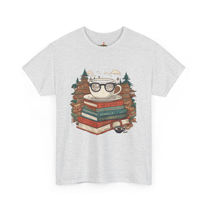 Bibliophile's Bliss Unisex Tee, Book Lover Shirt, Literary T-Shirt, Soft & Durable Cotton Tee, Reading Gift