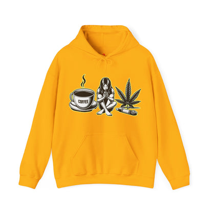 Cool Vibes - Unisex Heavy Blend™ Hooded Sweatshirt Gold