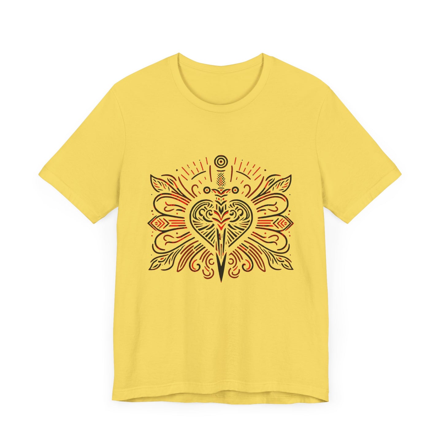 Erzulie Dantor Symbol T-Shirt, Loa Voodoo Tee, Haitian Vodou Shirt, African Religion Top, Ethical Fashion, Durable Clothing