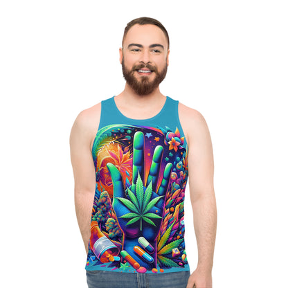 Cannabis lover - Unisex Tank Top (AOP)