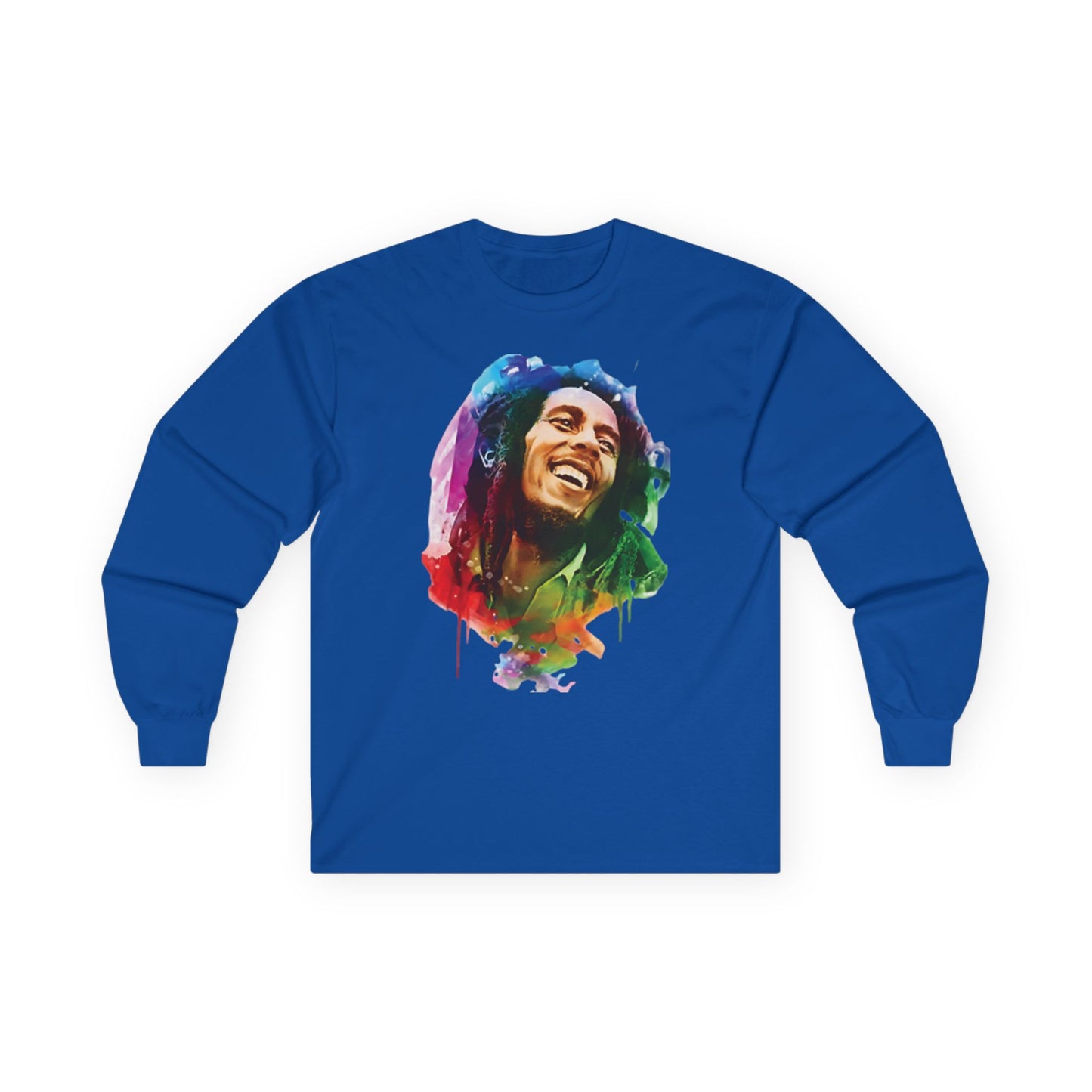 T-Shirt - Rasta Lovers Unisex Long Sleeve Tee Royal