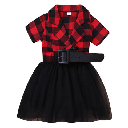 Baby Dress For Kids Clothes Girl Children Girls Elegant Red