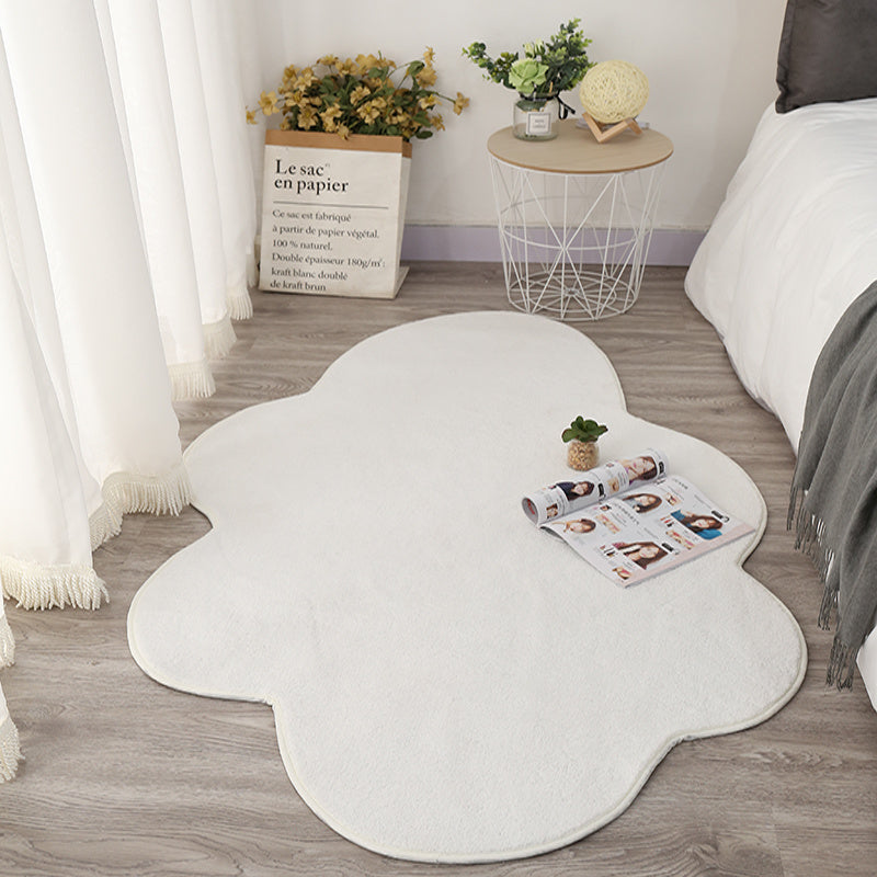 Cute White Cloud Floor Mat, Bedside Mat, Photo Carpet