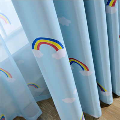 Rainbow Children Boys And Girls Bedroom Den Blackout Curtain Cloth 1style