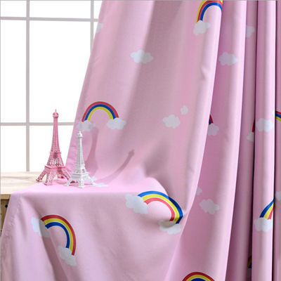 Rainbow Children Boys And Girls Bedroom Den Blackout Curtain Cloth 2style