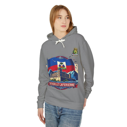 Citadelle Laferrière Haitian Pride Hoodie – Custom Hooded Sweatshirt with Flag Illustration