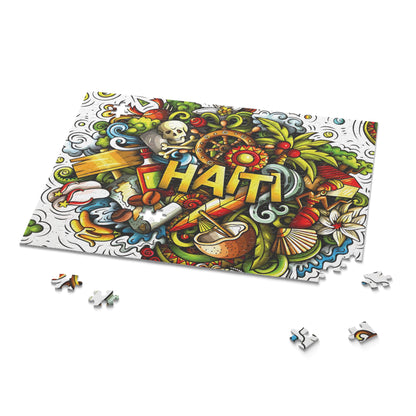 HAITI Puzzle – Custom 120, 252, 500-Piece Puzzles with Gift-Ready Box, Perfect for All Ages