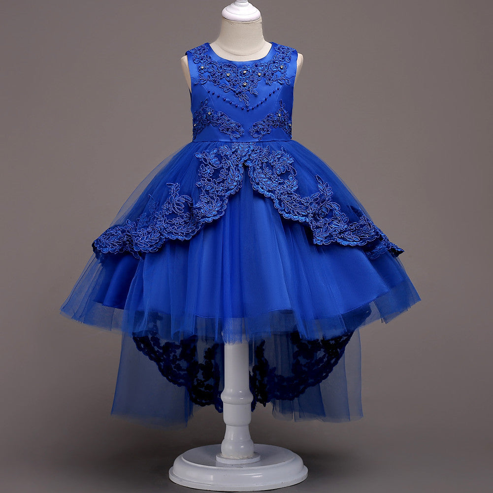 Children's dresses princess dresses Dark Blue