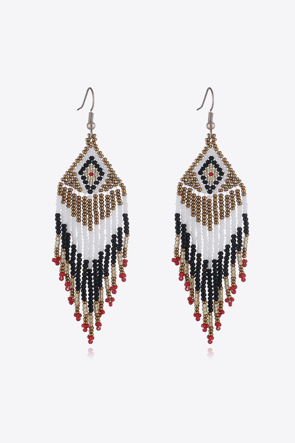 Beaded Dangle Earrings Style C One Size