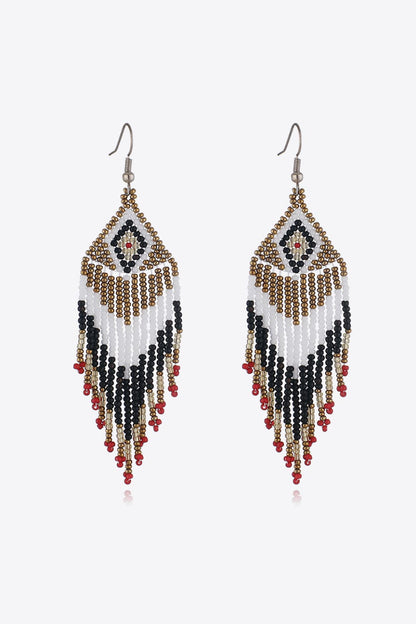 Beaded Dangle Earrings Style C One Size