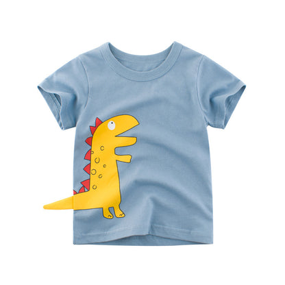 Dinosaur Kids T-shirt Blue