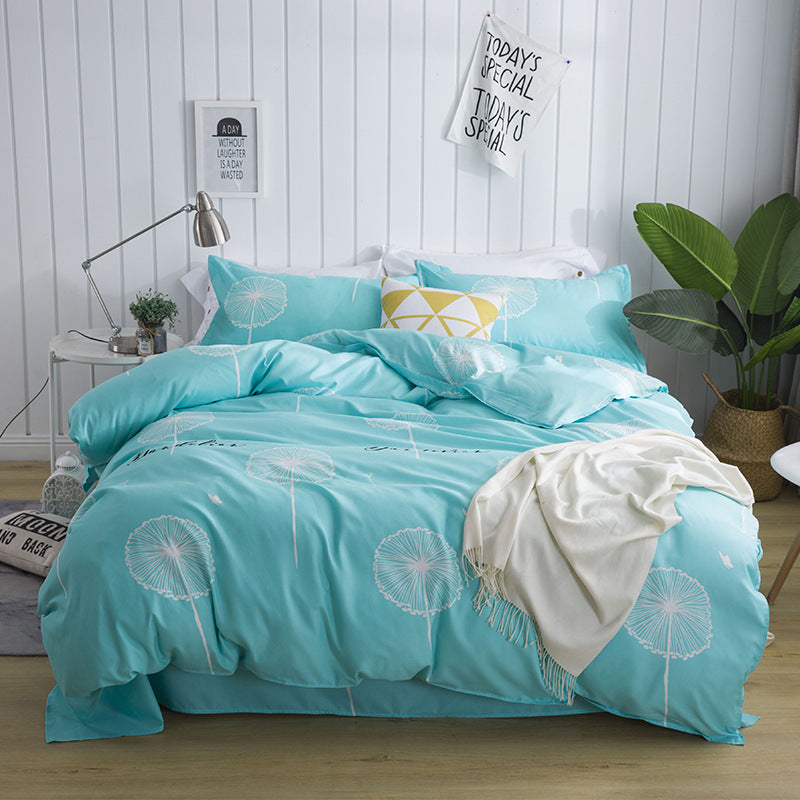 Aloe Cotton dormitory bed sheet Dandelion