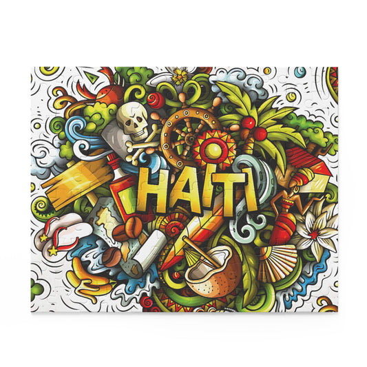 HAITI Puzzle – Custom 120, 252, 500-Piece Puzzles with Gift-Ready Box, Perfect for All Ages 10" × 8" (120 pcs)